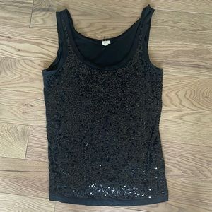 JCrew sequin tank top